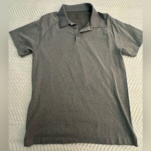 Fabletics Charcoal Polo Shirt - Men’s Large